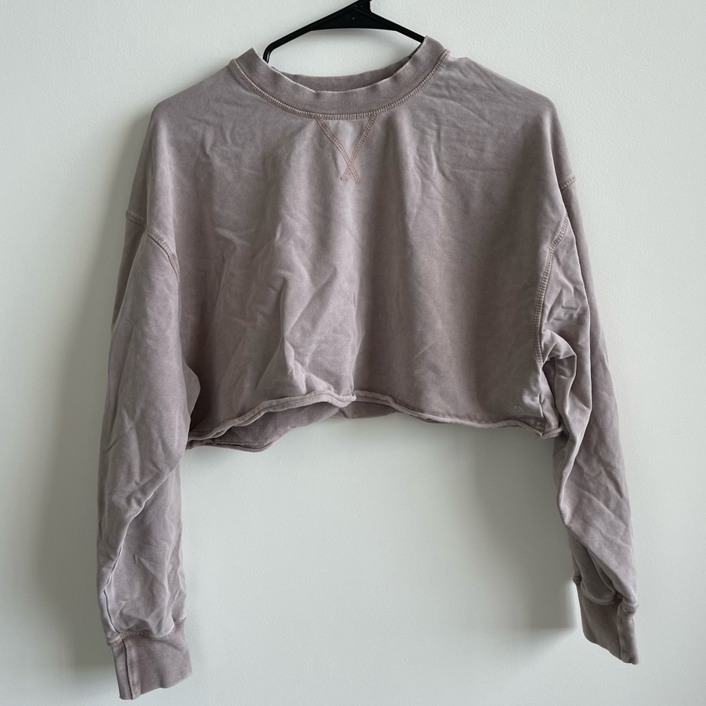 My Mono B cropped Crewneck sweatshirt size S
